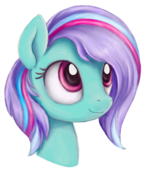 Size: 1311x1485 | Tagged: safe, artist:thebowtieone, oc, oc only, oc:fusia, earth pony, pony, bust, female, mare, portrait, simple background, solo, transparent background