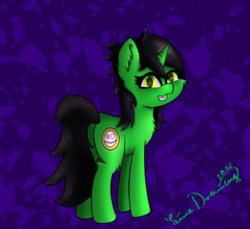 Size: 623x570 | Tagged: safe, artist:limedreaming, oc, oc only, oc:fun ghoul, pony, unicorn, butt, female, mare, plot, solo