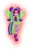 Size: 4019x6500 | Tagged: safe, artist:limedazzle, aria blaze, equestria girls, g4, my little pony equestria girls: rainbow rocks, absurd resolution, clothes, dress, female, fin wings, floating, glowing eyes, gradient background, jewelry, pendant, ponied up, red eyes, shoes, show accurate, simple background, sleeveless, solo, transparent background, vector