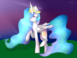 Size: 1600x1200 | Tagged: safe, artist:emmakeanfnafbaby, princess celestia, pony, g4, crying, female, solo