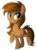 Size: 1252x1695 | Tagged: safe, artist:drawntildawn, oc, oc only, oc:cinnamon ribbon, earth pony, pony, simple background, solo, transparent background