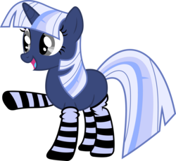 Size: 7000x6428 | Tagged: safe, artist:steampunk-brony, oc, oc only, oc:silverlay, original species, umbra pony, absurd resolution, clothes, recolor, simple background, socks, solo, striped socks, transparent background, vector