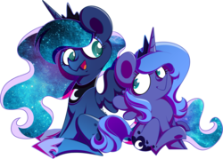 Size: 1950x1398 | Tagged: safe, artist:ekveviron, princess luna, g4, cute, filly, lunabetes, self ponidox, woona, younger