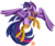 Size: 1024x866 | Tagged: safe, artist:crecious, twilight sparkle, alicorn, pony, g4, clothes, female, flying, patreon, patreon logo, simple background, socks, solo, transparent background, twilight sparkle (alicorn), watermark