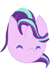 Size: 421x582 | Tagged: safe, artist:violaconcert, derpibooru exclusive, starlight glimmer, pony, g4, bust, eyes closed, female, happy, portrait, simple background, solo, white background