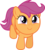 Size: 3827x4268 | Tagged: safe, artist:tomfraggle, scootaloo, pony, g4, the fault in our cutie marks, absurd resolution, cute, cutealoo, female, looking up, simple background, smiling, solo, transparent background, vector