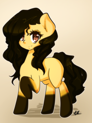 Size: 3000x4000 | Tagged: safe, artist:acharmingpony, oc, oc only, oc:terra, earth pony, pony, raised hoof, solo