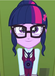 Size: 650x900 | Tagged: safe, screencap, sci-twi, twilight sparkle, equestria girls, g4, my little pony equestria girls: friendship games, cropped, cute, female, magic capture device, smiling, solo, twiabetes