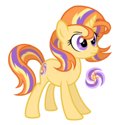 Size: 1800x1800 | Tagged: safe, artist:thecheeseburger, sunset shimmer, oc, oc only, oc:evening blaze, pony, unicorn, g4, alternate universe, female, mare, simple background, solo, transparent background