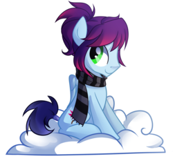 Size: 1486x1405 | Tagged: safe, artist:drawntildawn, oc, oc only, pony, cloud, simple background, sitting, solo, transparent background