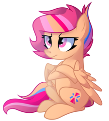 Size: 1349x1499 | Tagged: safe, artist:drawntildawn, oc, oc only, oc:sherbert, pony, grumpy, simple background, sitting, solo, transparent background