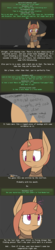 Size: 500x2272 | Tagged: safe, artist:erthilo, oc, oc only, oc:sierra scorch, pony, unicorn, fallout equestria, clothes, cyoa, fallout, female, stablequest, text