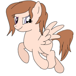 Size: 1000x1000 | Tagged: safe, artist:toyminator900, oc, oc only, oc:milo, pegasus, pony, 2017 community collab, derpibooru community collaboration, flying, heterochromia, simple background, smiling, solo, transparent background