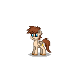 Size: 400x400 | Tagged: safe, pony, pony town, david berkowitz, ponified, redesign, simple background, solo, son of sam, transparent background, updated