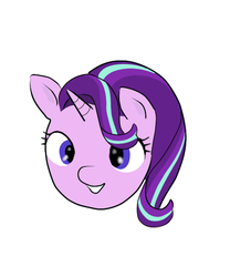 Size: 488x587 | Tagged: safe, starlight glimmer, g4, bust, female, open mouth, portrait, simple background, solo, white background