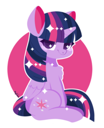 Size: 1311x1603 | Tagged: safe, artist:snow angel, twilight sparkle, alicorn, pony, g4, chest fluff, chibi, colored pupils, cute, female, looking at you, simple background, smiling, solo, transparent background, twiabetes, twilight sparkle (alicorn)