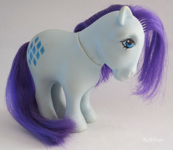 Size: 594x517 | Tagged: safe, rarity, g1, g4, g4 to g1, generation leap, irl, photo, solo, toy