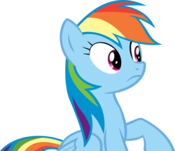 Size: 12066x10403 | Tagged: safe, artist:cyanlightning, rainbow dash, g4, scare master, .svg available, absurd resolution, female, simple background, solo, transparent background, vector