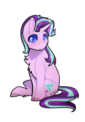 Size: 980x1410 | Tagged: safe, artist:jazzerix, starlight glimmer, g4, female, simple background, sitting, solo, transparent background