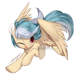 Size: 780x780 | Tagged: safe, artist:ciciya, oc, oc only, pegasus, pony, signature, solo, watermark
