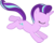 Size: 6000x4846 | Tagged: safe, artist:slb94, starlight glimmer, pony, unicorn, g4, absurd resolution, cute, eyes closed, falling, female, glimmerbetes, mare, simple background, smiling, solo, transparent background, vector