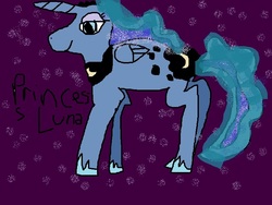 Size: 800x600 | Tagged: safe, princess luna, g4, 1000 hours in ms paint, female, ms paint, solo