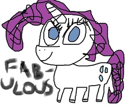 Size: 600x500 | Tagged: safe, rarity, pony, g4, 1000 hours in ms paint, fabulous, female, ms paint, solo, stylistic suck