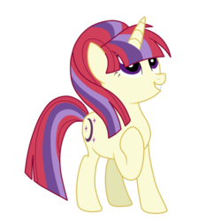 Size: 2000x2000 | Tagged: safe, artist:luckyclau, moondancer, pony, g4, alternate hairstyle, alternate universe, female, high res, mane swap, simple background, solo, transparent background, vector
