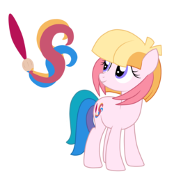 Size: 2000x2000 | Tagged: safe, artist:luckyclau, toola-roola, pony, g3, g4, female, g3 to g4, generation leap, high res, simple background, solo, transparent background, vector