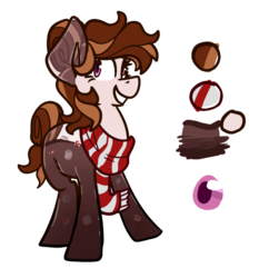 Size: 1024x1100 | Tagged: safe, artist:crownedspade, oc, oc only, oc:hot chocolate, food pony, original species, food, reference sheet, simple background, solo, transparent background