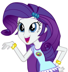 Size: 491x517 | Tagged: safe, artist:stacyhirano34, rarity, equestria girls, g4, legend of everfree, bracelet, clothes, female, jewelry, not a vector, open mouth, shorts, simple background, solo, transparent background