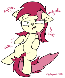 Size: 5916x7037 | Tagged: safe, artist:graymist, roseluck, pony, g4, absurd resolution, background pony, belly, cute, female, fetish, lying down, nostril flare, nostrils, on back, pre sneeze, simple background, sneezing, sneezing fetish, sniffling, solo, transparent background