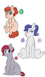 Size: 1024x1735 | Tagged: dead source, safe, artist:shiny-cooler, oc, oc only, earth pony, pony, female, magical lesbian spawn, mare, offspring, parent:applejack, parent:big macintosh, parent:marble pie, parent:maud pie, parent:pinkie pie, parent:rarity, parents:applepie, parents:marblemac, parents:rarimaud, sitting