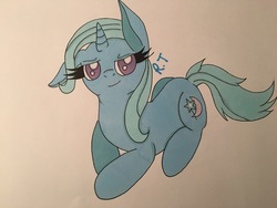 Size: 2600x1950 | Tagged: safe, artist:rainbowtashie, trixie, pony, unicorn, g4, commission, female, mare, solo, traditional art