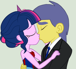 Size: 1154x1050 | Tagged: safe, artist:3d4d, comet tail, twilight sparkle, equestria girls, g4, base used, equestria girls-ified, hug, kiss on the lips, kissing, male, ship:cometlight, shipping, simple background, straight