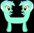 Size: 1056x1024 | Tagged: safe, lyra heartstrings, pony, g4, black background, female, multiple heads, simple background, solo, two heads, wat