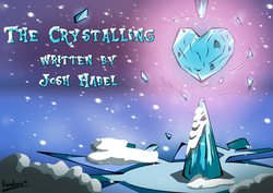 Size: 3508x2480 | Tagged: safe, artist:rainihorn, g4, the crystalling, crystal heart, high res, title card
