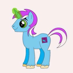 Size: 640x640 | Tagged: safe, artist:benè quill, oc, oc only, pony, unicorn, magic, simple background, solo