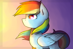 Size: 3000x2024 | Tagged: safe, artist:juwalkerv, rainbow dash, pony, g4, female, high res, solo, windswept mane