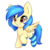 Size: 894x894 | Tagged: safe, artist:mrsremi, oc, oc only, oc:silvia windmane, pegasus, pony, chibi, clothes, heart eyes, pegasus oc, simple background, smiling, socks, solo, striped socks, transparent background, wingding eyes