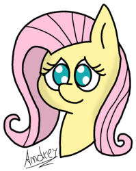 Size: 811x1020 | Tagged: safe, artist:stargamer8, fluttershy, pony, g4, bust, cute, female, portrait, simple background, solo, transparent background