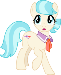 Size: 3003x3687 | Tagged: safe, artist:cloudy glow, coco pommel, earth pony, pony, g4, made in manehattan, .ai available, :o, female, high res, looking up, open mouth, simple background, solo, transparent background, vector