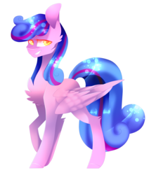Size: 2201x2481 | Tagged: safe, artist:huirou, oc, oc only, oc:springwater blossom, pegasus, pony, art trade, high res, simple background, solo, transparent background