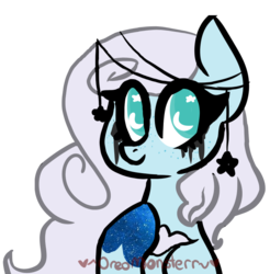 Size: 722x734 | Tagged: safe, artist:oreomonsterr, oc, oc only, oc:star, pony, chibi, simple background, solo, transparent background