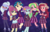 Size: 2048x1302 | Tagged: safe, artist:limedazzle, artist:mixiepie, artist:themexicanpunisher, artist:xebck, gloriosa daisy, indigo zap, lemon zest, sour sweet, sugarcoat, sunny flare, equestria girls, g4, my little pony equestria girls: friendship games, clothes, pleated skirt, school uniform, shadow six, show accurate, skirt