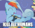 Size: 231x186 | Tagged: safe, edit, edited screencap, screencap, rainbow dash, pony, g4, read it and weep, book, cropped, cute, dissonant caption, female, gif, grimcute, image macro, implied genocide, kill all humans, meme, misanthropy, non-animated gif, pure unfiltered evil, solo, wat