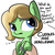 Size: 1280x1280 | Tagged: safe, artist:tjpones, pony, borg, holding a pony, hooves up, offscreen character, ponified, seven of nine, simple background, star trek, star trek: voyager, tiny ponies, what do you want, white background