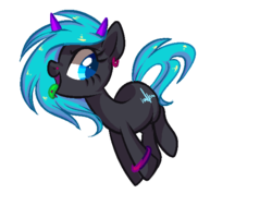 Size: 640x480 | Tagged: safe, artist:peachesandcreamated, oc, oc only, earth pony, pony, female, mare, simple background, solo, tongue out, transparent background