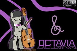 Size: 1280x852 | Tagged: safe, artist:盧順山, octavia melody, earth pony, pony, g4, bow (instrument), cello, female, musical instrument, solo