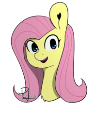 Size: 2126x2740 | Tagged: safe, artist:pixeloosh, fluttershy, pony, g4, female, high res, simple background, solo, transparent background